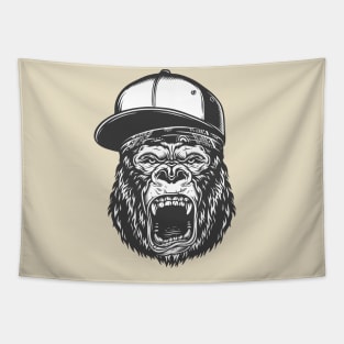 gorilla head Tapestry