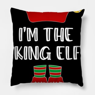 I'm The King Elf Matching Family Group Christmas Pillow