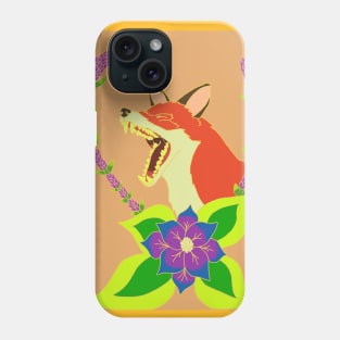 Yawning Fox Phone Case