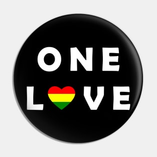 1 Love Music Pin