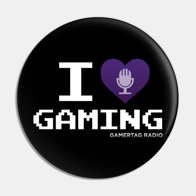 I Love Gaming Pin by KryptoFox84