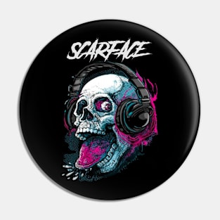 SCARFACE RAPPER Pin