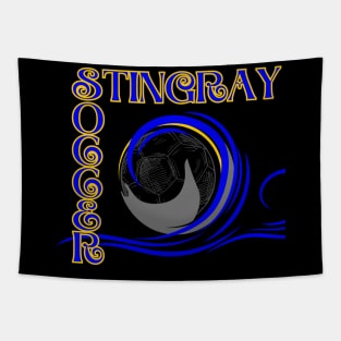 Stingray Soccer Tapestry