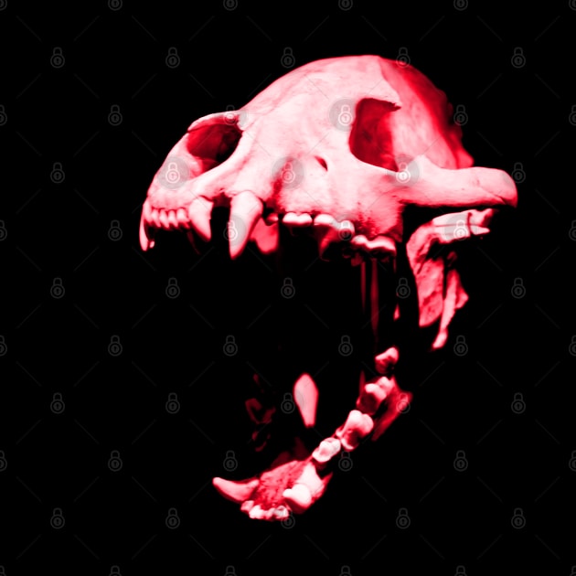 Predator Skull Red by RaphaelWolf