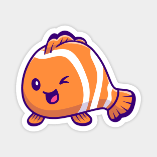 Cute Clown Fish Magnet