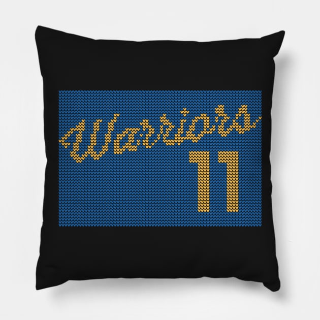 Warriors 11 Pillow by teeleoshirts