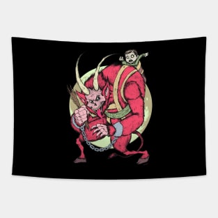 Krampus (Blood Red) Tapestry