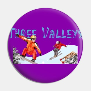 Skiing and snowboarding in Three Valleys Pin