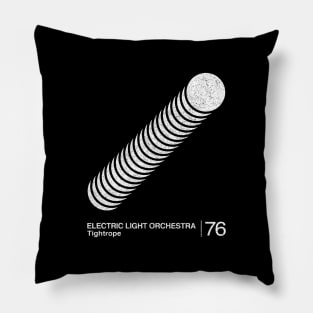 Tightrope / Minimalist Graphic Artwork Design Pillow