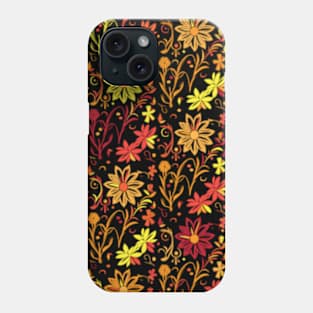 Autumn Floral Pattern Phone Case