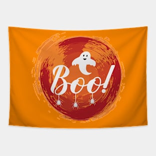 Halloween Boo Spiders Tapestry