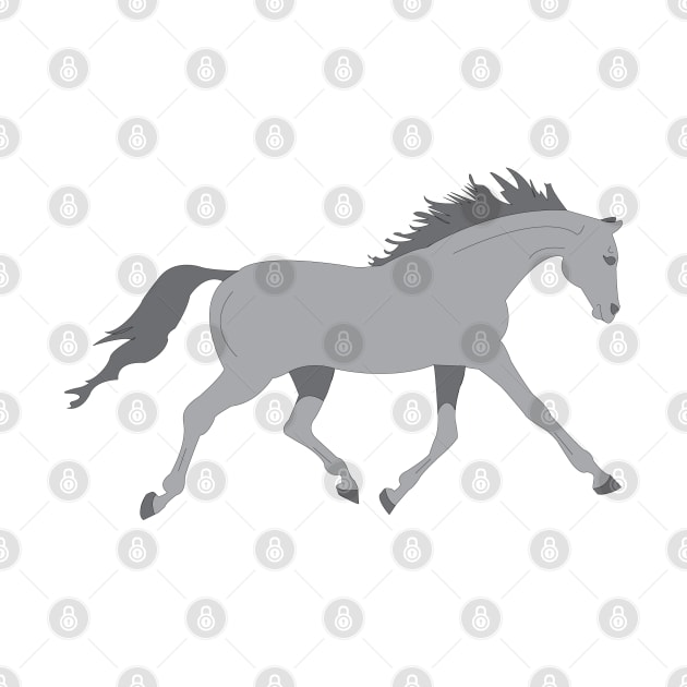 Grey Horse by DickinsonDesign