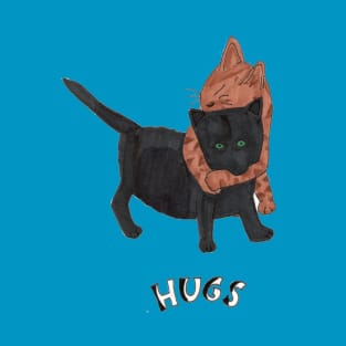 hugging cats T-Shirt