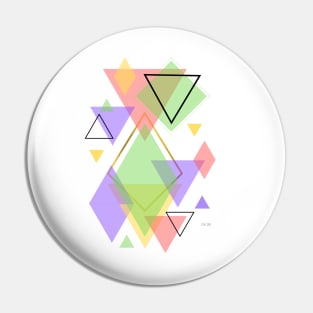 Geometric Art: Scattered Pin