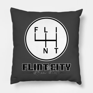 Flint City Speed Shop Pillow