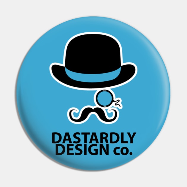 Dastardly Design Co - Main Logo Pin by DastardlyDesigns