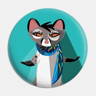 Fashionable Genet #2 Pin