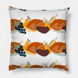 Thanksgiving Dinner Table Pillow