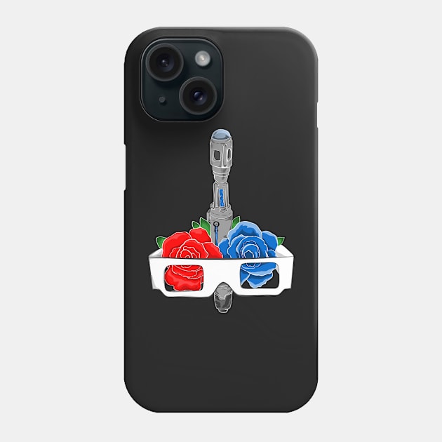 Tenth Doctor - black Phone Case by Uwaki