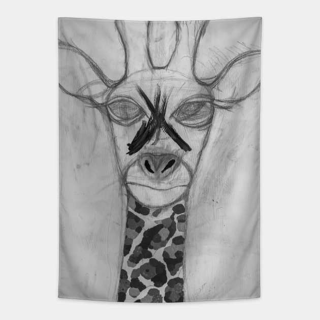 Giraffe Tapestry by Ali Kasap