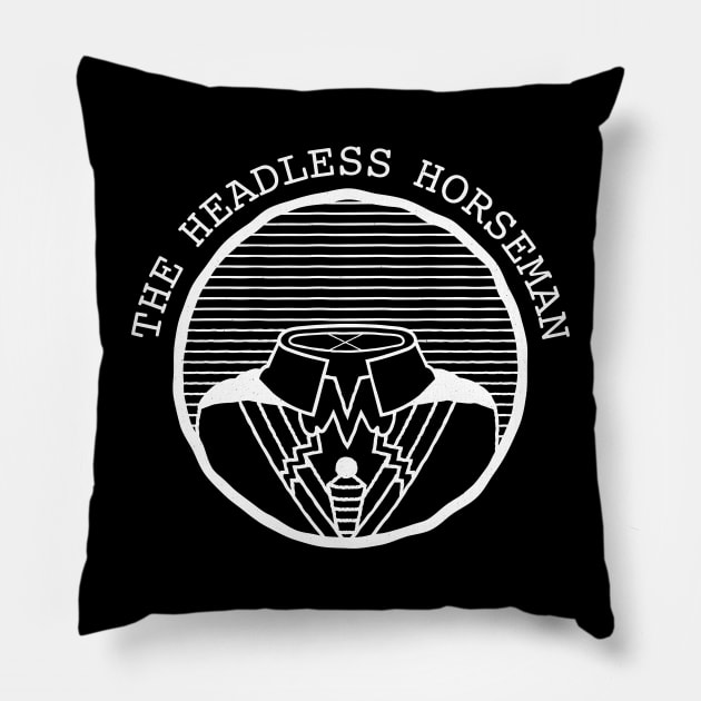 The Headless Horseman Pillow by bryankremkau