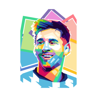 Lionel Messi Pop Art T-Shirt