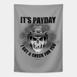 It's Payday – funny hockey player Tapestry