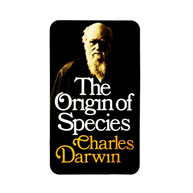 The Origin of Species Charles Darwin Book Cover by buythebook86