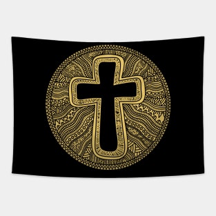 The Cross of the Lord and Savior Jesus Christ Tapestry