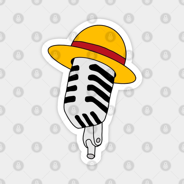 Retro Mic and Hat Magnet by Yeaha