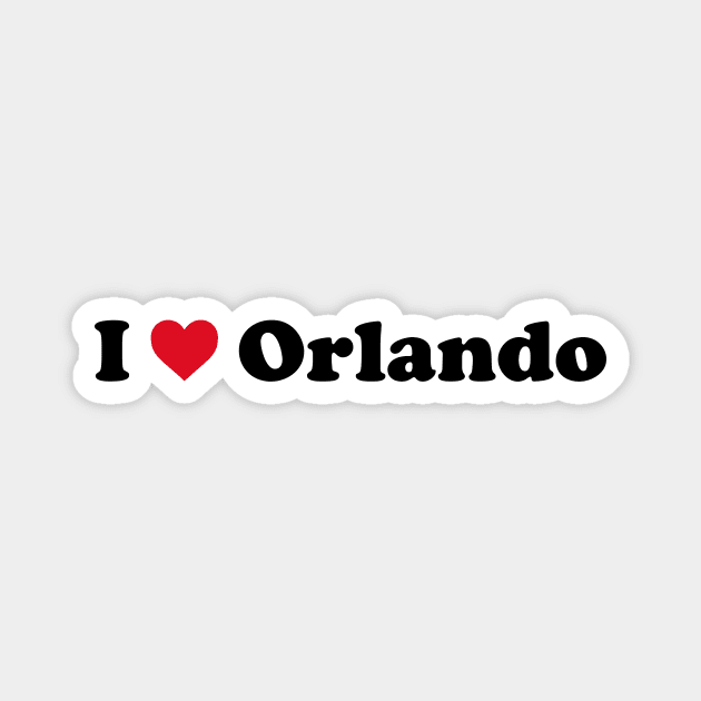 I Love Orlando Magnet by Novel_Designs