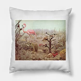 Wild Flamingo Pillow