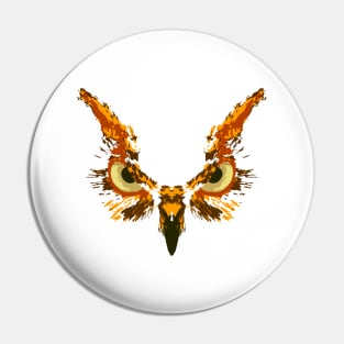 Owl abstact design Pin