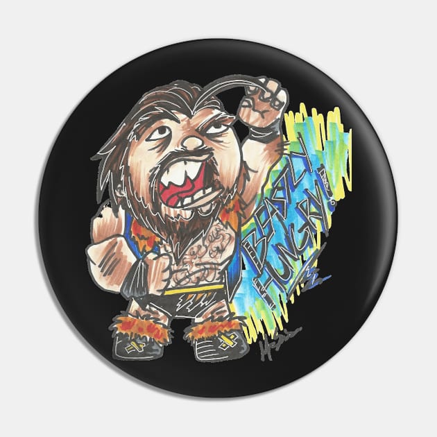 Beastly Hungry Pin by BEASTLY