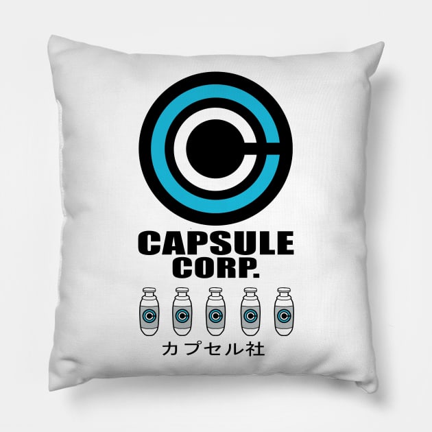 Capsule Corp Pillow by xMorfina