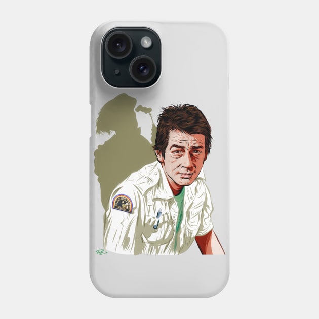 John Hurt - An illustration by Paul Cemmick Phone Case by PLAYDIGITAL2020