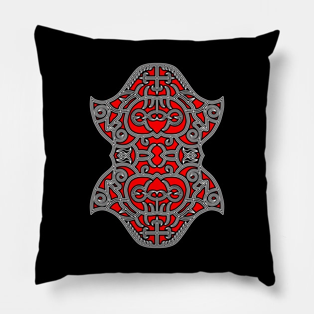 tribal batak culture 5 Pillow by Hahanayas