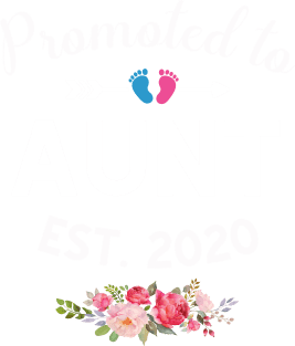 Promoted to Aunt Est 2020 New Auntie To Be Magnet