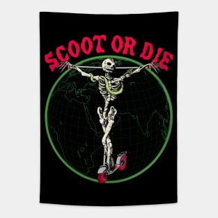 Scoot or Die Tapestry