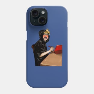 Anime hero Angry blond boy / Phone Case