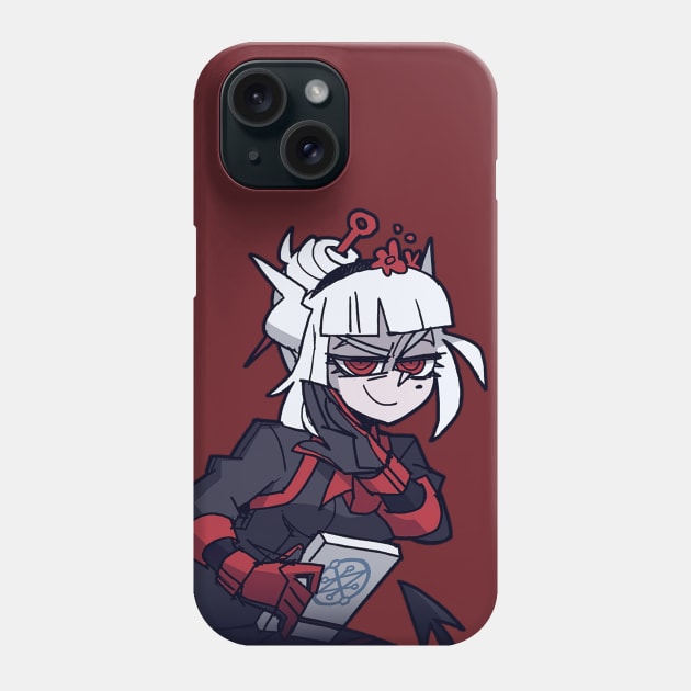 Maid Lucy Smug Examtaker (helltaker) Phone Case by wark