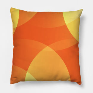 Sunny Bubbles in Sunset Pillow