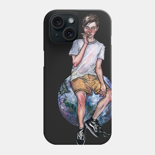 Earth Phone Case by Nerdan