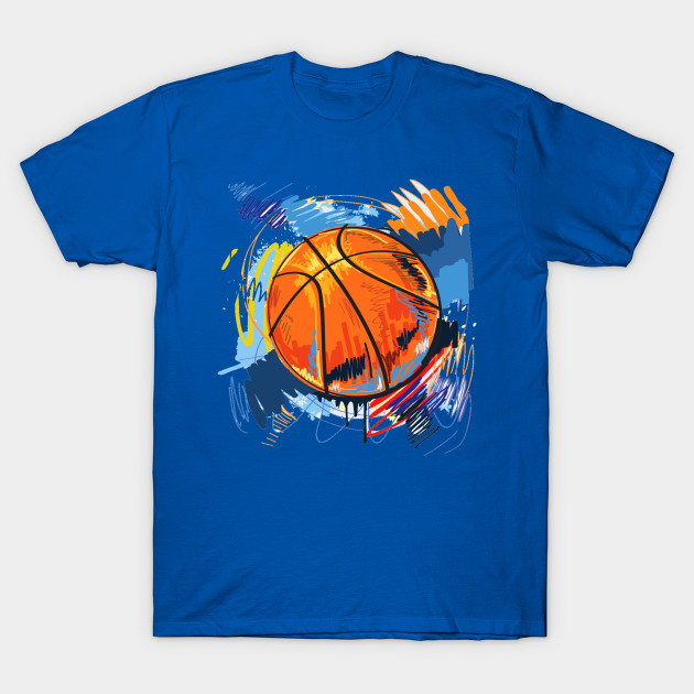 Basket Ball Drawing Basketball T Shirt Teepublic