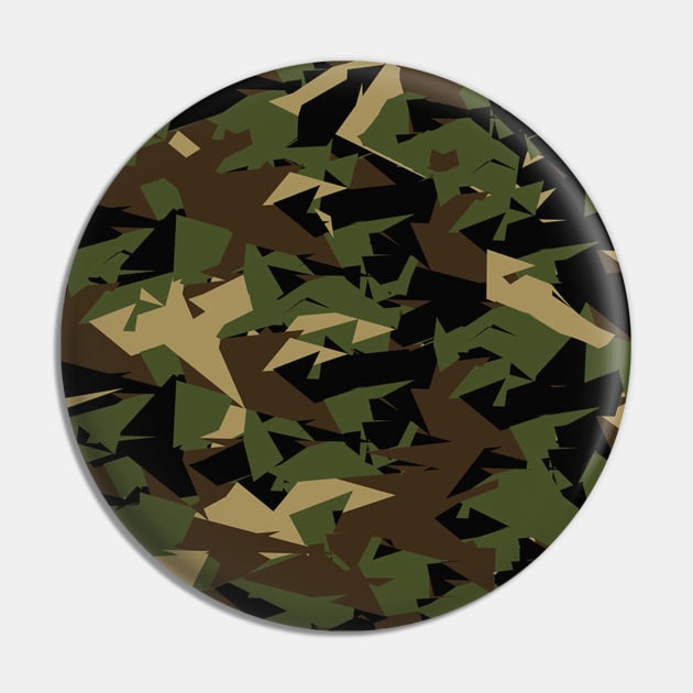 Army Pattern Pin by Studio_rhoar