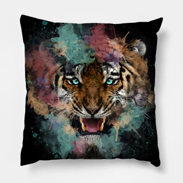Tiger Pillow by CatyArte