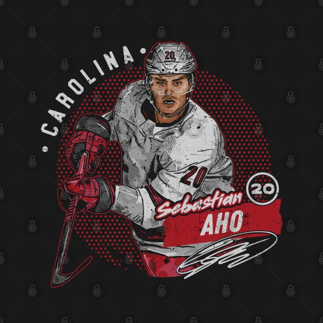 Sebastian Aho Carolina Dots by ganisfarhan