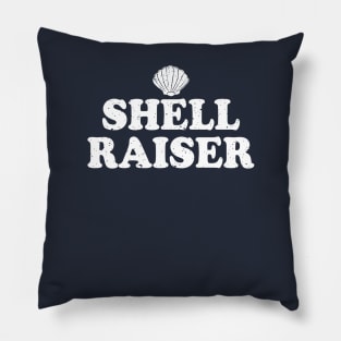 Shellraiser Sea Shell Shirt Cute Shells Funny Ocean Lover Gift Pillow