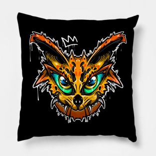 Graffiti Cat Pillow