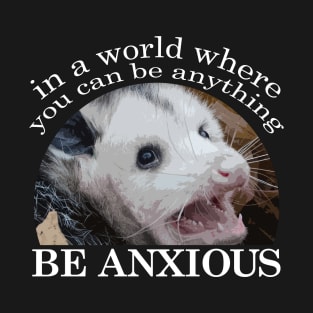 Be Anxious Opossum T-Shirt